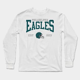 Retro Philadelphia Football Long Sleeve T-Shirt